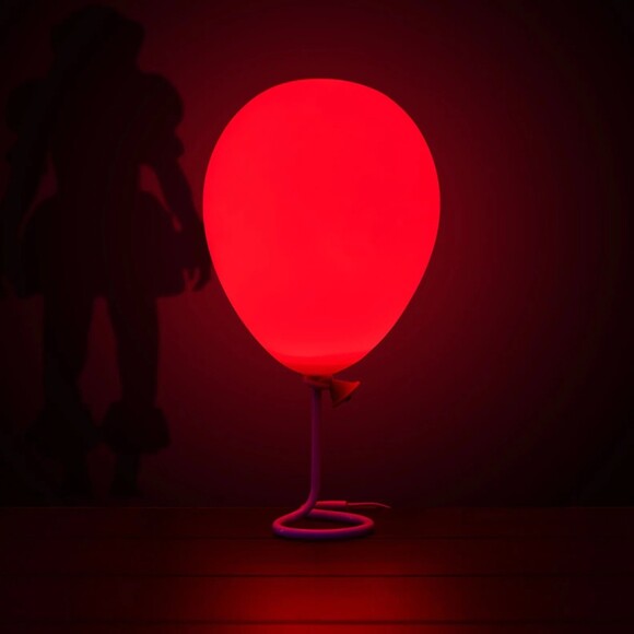 IT Pennywise Red Balloon Lamp Halloween Decor Scary Clown Stephen King Official - Picture 1 of 10